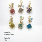 Load image into Gallery viewer, Ice Cube Pendant Keychain for Women N6D043