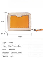 Load image into Gallery viewer, Genuine Leather Accordion Card Wallet Women N6D027