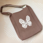 Load image into Gallery viewer, Women's Woven Polyester Knit Tote Shoulder Bag N6J166