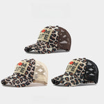 Load image into Gallery viewer, Leopard Appliqué Baseball Cap Wide Brim Sun Hat N6G208