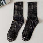 Load image into Gallery viewer, Breathable Mid Calf Cotton Socks Vintage Wash  M5A078