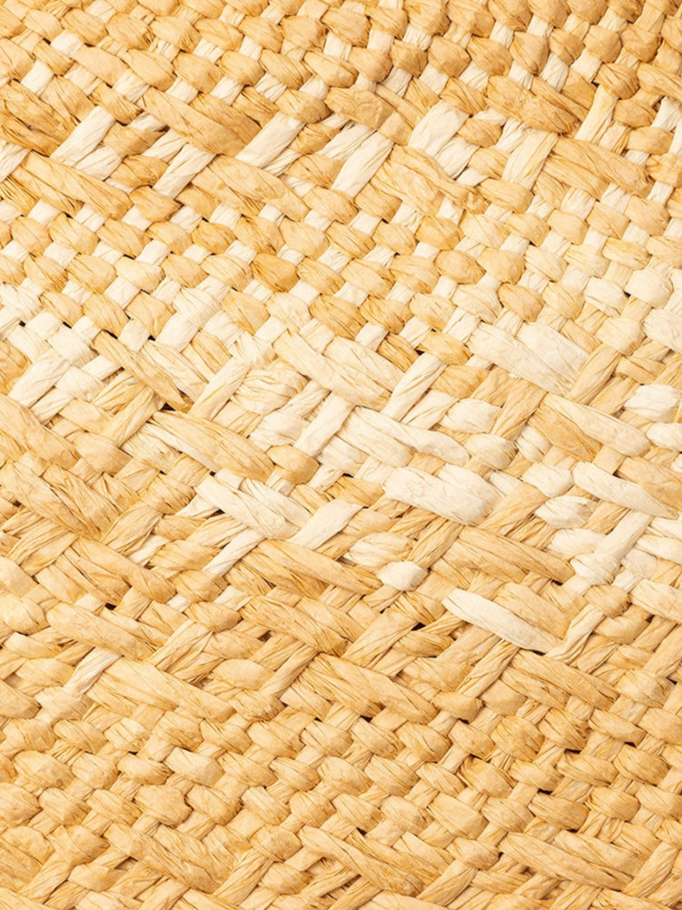 Hand Woven Rattan Tote Bag Beach Women N6C303