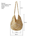 Load image into Gallery viewer, Ethnic Granny Square Backpack Cotton Polyester S5P298