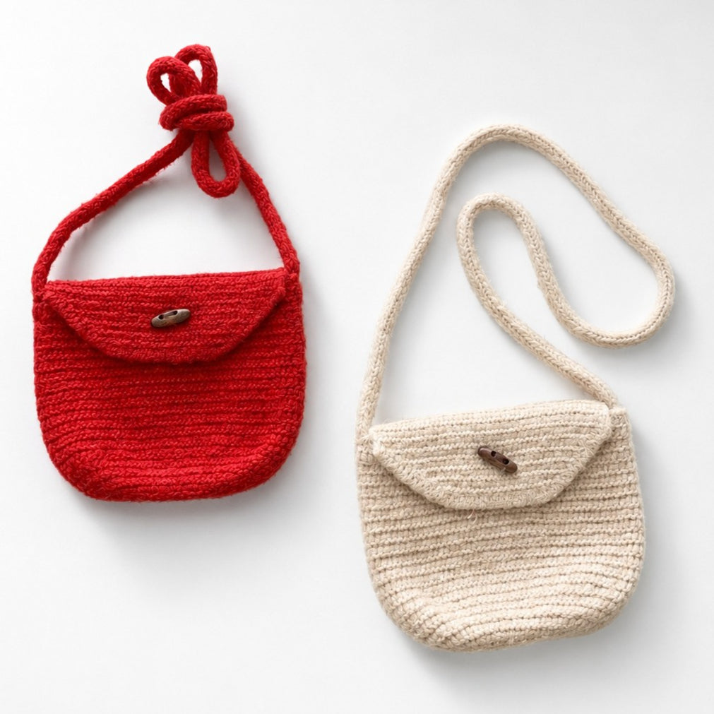 Solid Knit Pillow Bag Women Casual Atmosphere N6H318
