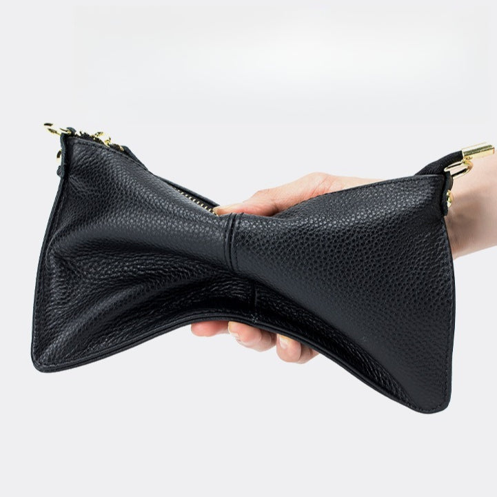Genuine Leather Crossbody Bag Soft Handheld Purse N6F156