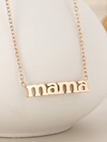 Load image into Gallery viewer, Titanium Steel Mama Pendant Necklace Women N6D530