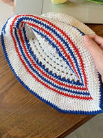 Load image into Gallery viewer, Striped Breathable Fisherman Sun Hat Women N6C371