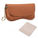 Load image into Gallery viewer, Genuine Leather Portable Sunglasses Case Women N6C314
