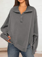 Load image into Gallery viewer, Contrast Rib Polo Coat Vented Puff Sleeve  N5Z258
