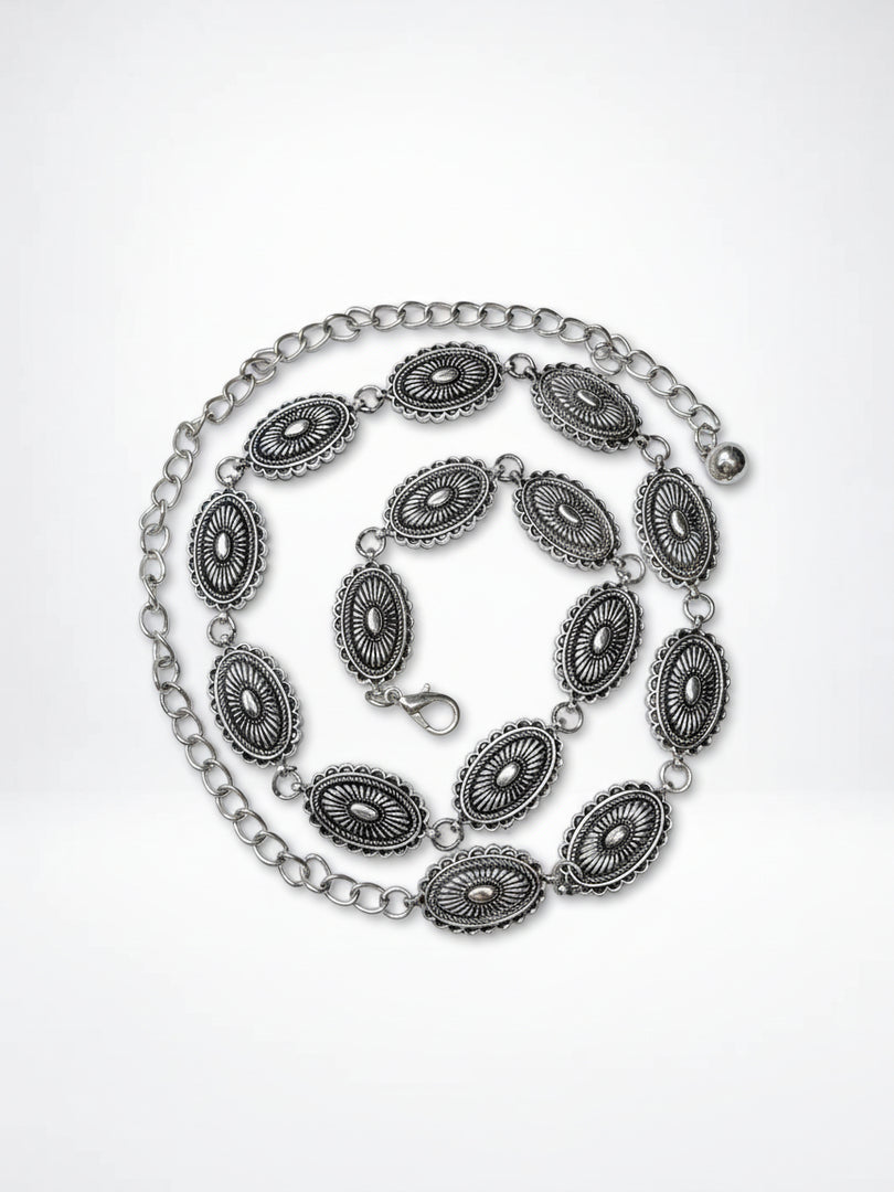 Silver Butterfly Waist Chain Women  N6C158