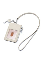 Load image into Gallery viewer, Genuine Leather Retractable Neck ID Card Holder N6D026