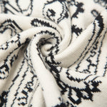 Load image into Gallery viewer, Paisley Cotton Feel Knit Triangle Scarf Shawl N6K244