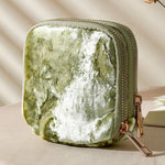 Load image into Gallery viewer, Ombre Tassel Velvet Jewelry Pouch with Double Layer N6E076