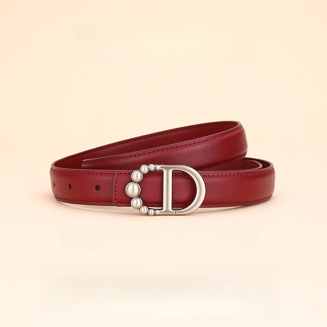 Business Letter Design Genuine Leather Belt Women N6H328