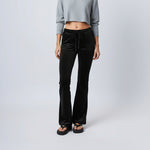 Load image into Gallery viewer, Womens Slim Velvet Flare Trousers N6A131