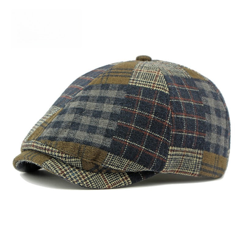 Six Panel Adjustable Newsboy Cap  M5A267