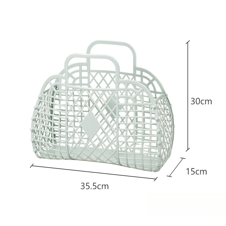 Mesh Ventilation Laundry Basket PS Plastic S5P301