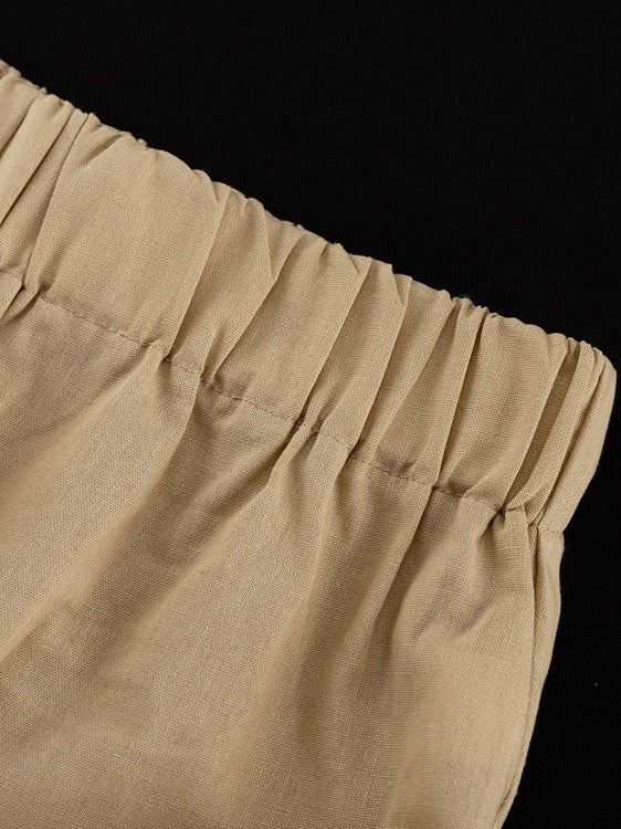 Sexy Ruffle Tank Top and Wide Leg Pants Set Women N6D089