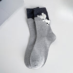Load image into Gallery viewer, Cartoon Cat Plush Mid-Calf Socks Women Warm N6H002