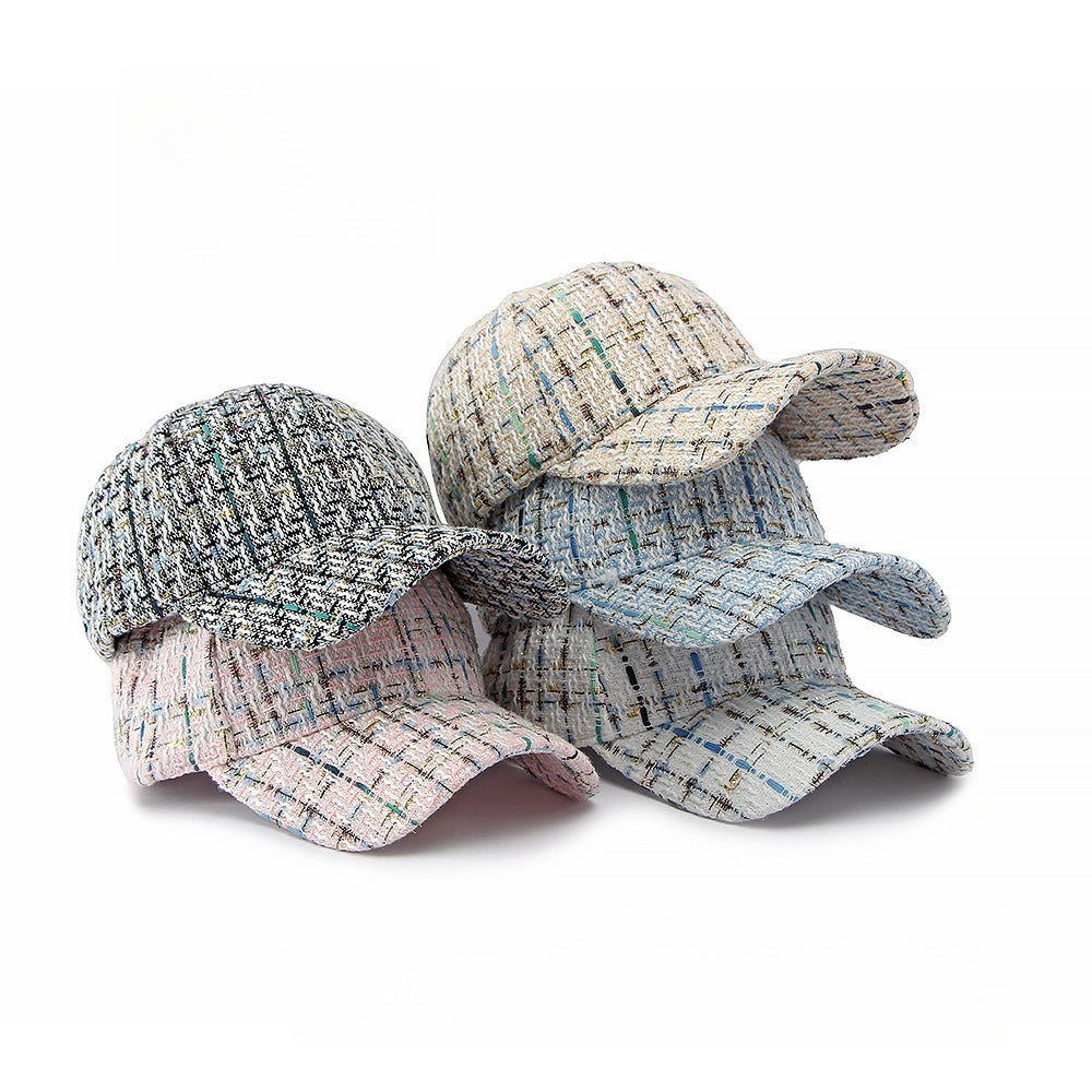 Hard Top Knit Baseball Cap Women Adjustable Sun Visor N6G206