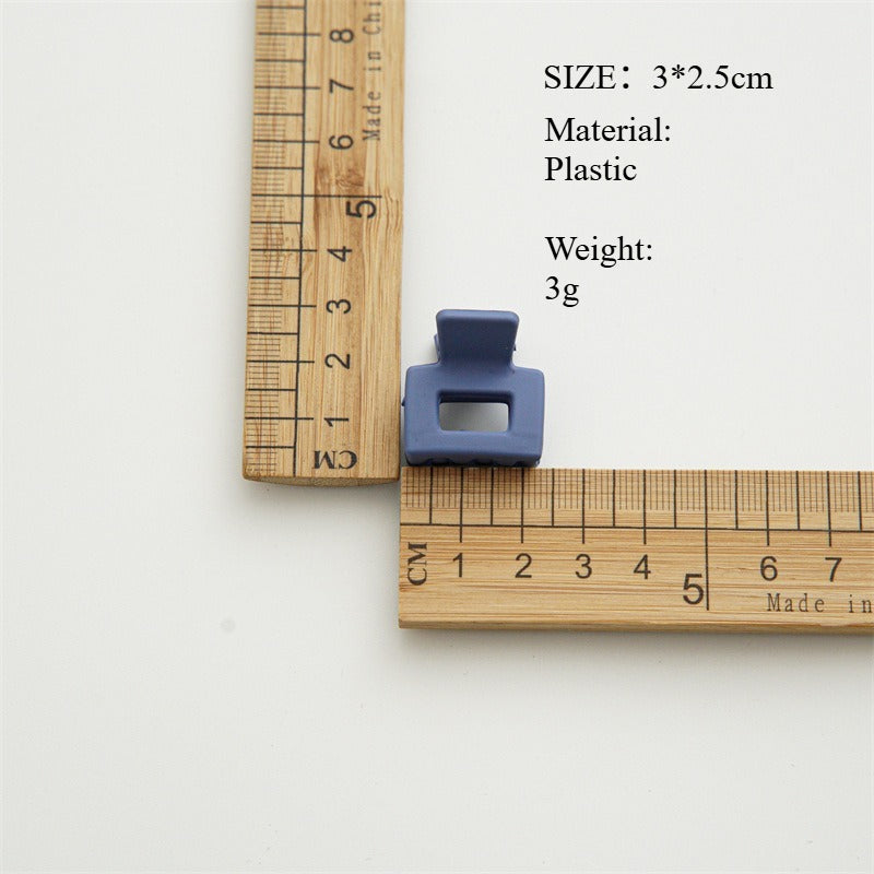 Matte Square Hair Claw Clip Women S5P757