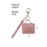 Load image into Gallery viewer, Mini Leather Coin Purse Keychain Portable Small Pouch N6G084