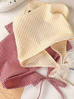 Load image into Gallery viewer, Gingham Bandana Scarf Multiple Colors Women N6C012