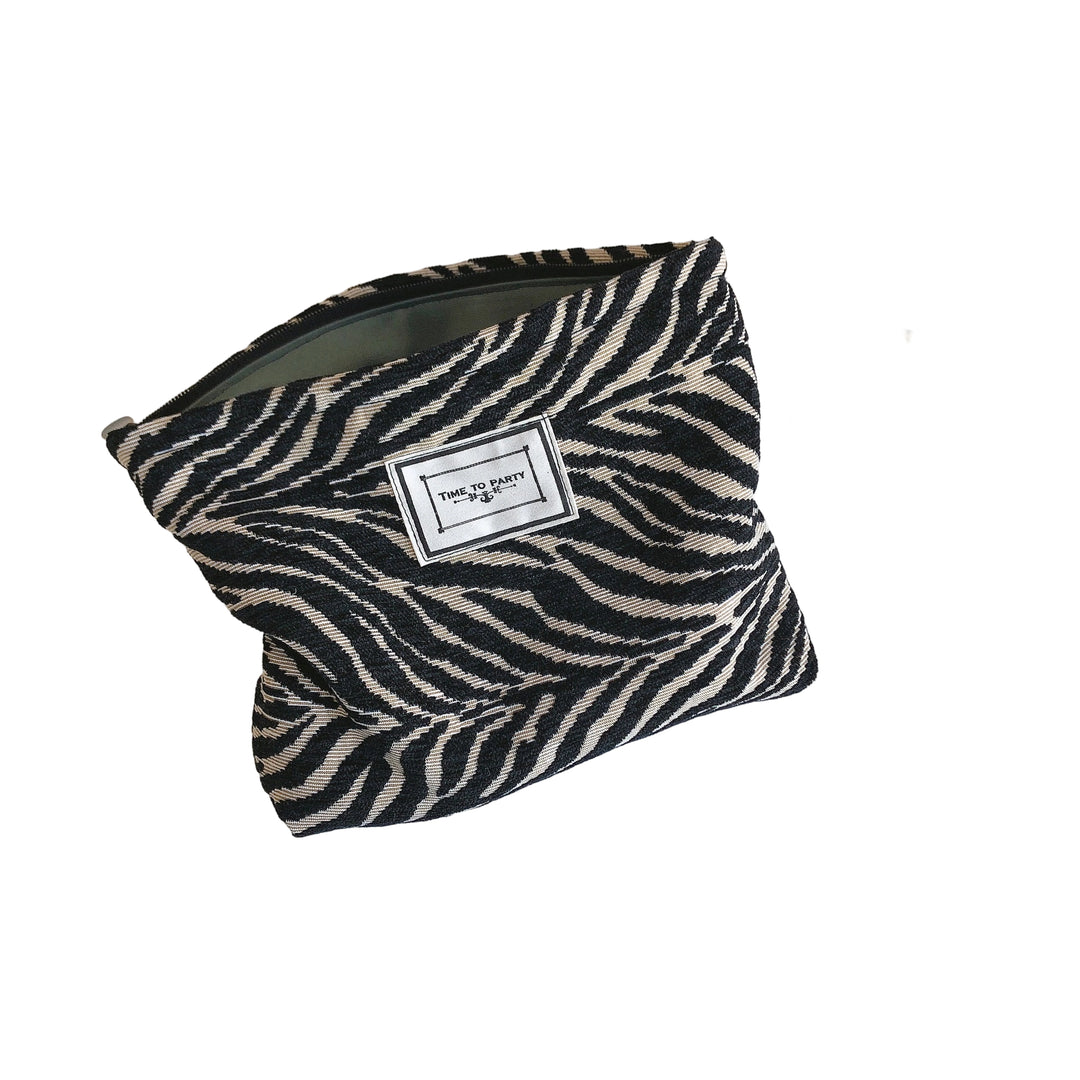 Retro Geometric Pattern Chenille Clutch Bag Women S5P658