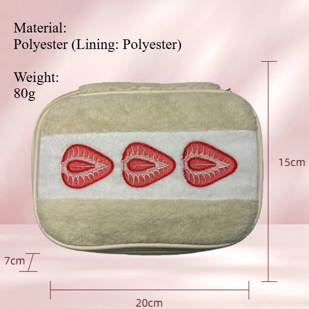 Strawberry Sandwich Makeup Bag Women Large S5P729