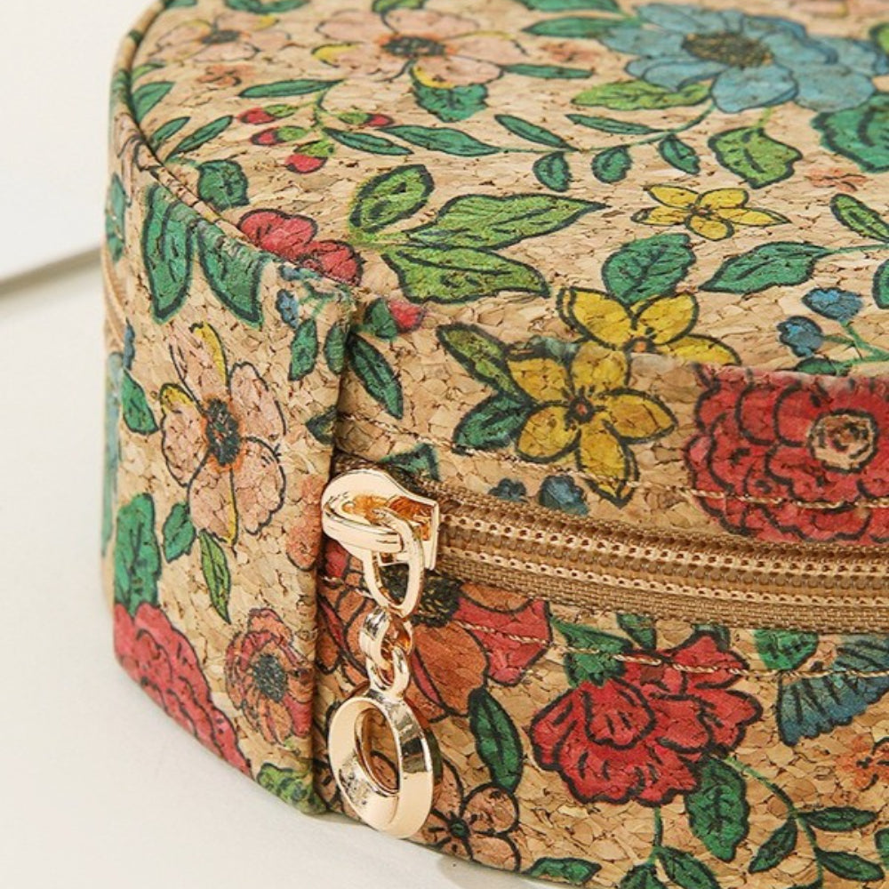 Jade Bracelet Cork Storage Box with Velvet N6E093