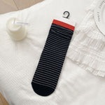 Load image into Gallery viewer, Dopamine Color Block Stripe Stack Socks Women N6H016