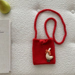 Load image into Gallery viewer, Kids Duck Knit Crossbody Bag N6H315