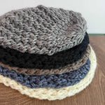 Load image into Gallery viewer, Vintage Hollow Knit Beanie Oversize Face Slimming N6H231