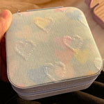 Load image into Gallery viewer, Heart Shaped Jewelry Box  Multi Compartments N6E128