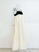 Load image into Gallery viewer, French Tube Top Color Block Slip Dress  N6C197