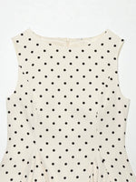 Load image into Gallery viewer, Polka Dot Hem Sleeveless Top Women N6E160
