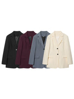 Load image into Gallery viewer, Slim Fit Blazer Women Office N6C117