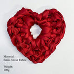 Load image into Gallery viewer, Satin Heart Silhouette Ponytail Hair Tie  S5P434