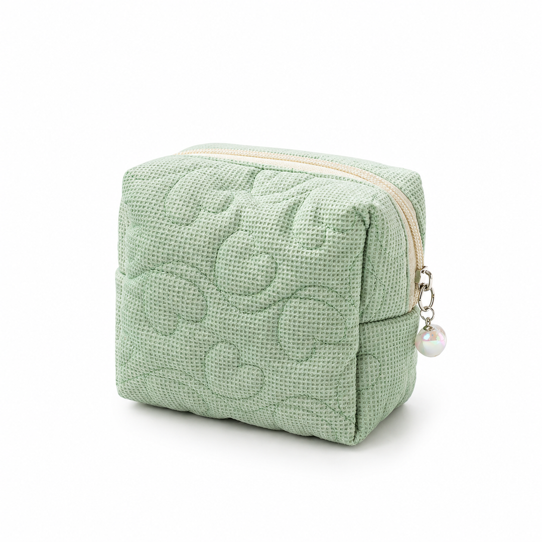 Womens Heart Design Polyester Cosmetic Bag N6K121