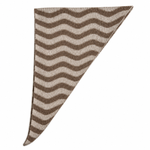 Load image into Gallery viewer, Womens Gradient Striped Wave Knit Triangle Scarf N6K234
