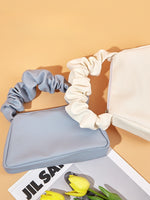 Load image into Gallery viewer, Pleated Top Handle PVC Makeup Bag Women N6C071