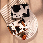 Load image into Gallery viewer, Retro Cow Card Holder Wallet PU Slim Minimalist N6G054