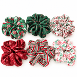 Load image into Gallery viewer, Womens Christmas Satin Scrunchie N6K006