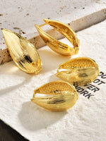 Load image into Gallery viewer, Teardrop Cuff Earrings Double Sided Texture Women N6C064