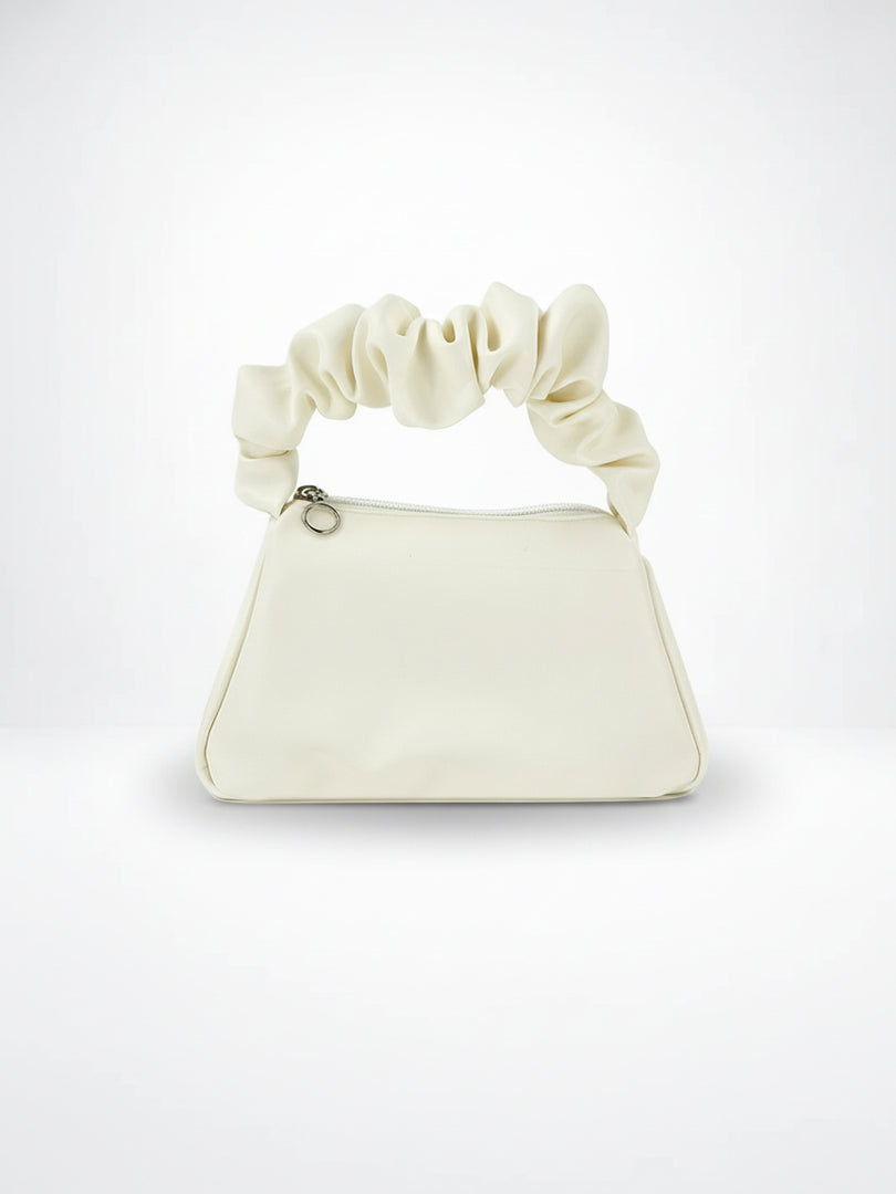 Pleated Top Handle PVC Makeup Bag Women N6C071