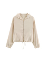 Load image into Gallery viewer, Drawstring Hooded Zip Jacket &amp; Jogger Pants Set Women N6H128