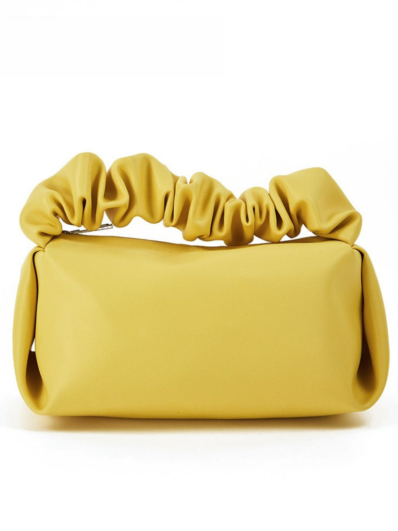 Pleated PVC Cloud Makeup Bag Women N6C069