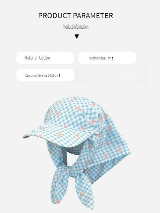 Bow Triangle Bandana Cap Women N6C366