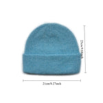 Load image into Gallery viewer, Womens Wool Blend Seamless Knit Beanie N6K282