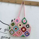 Load image into Gallery viewer, Bohemian Hand-Crochet Shoulder Bag Women N6E086